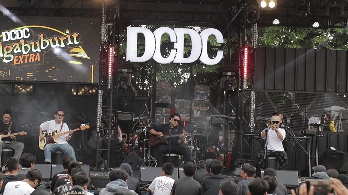 Band Rosemary saat manggung di DCDC kota sebelumnya. PJ/Dok