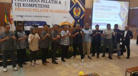 Uji Kompetensi Pelatih Cabor, dibuka oleh Walu Kota Bandung Muhammad Farhan. PJ/Joel