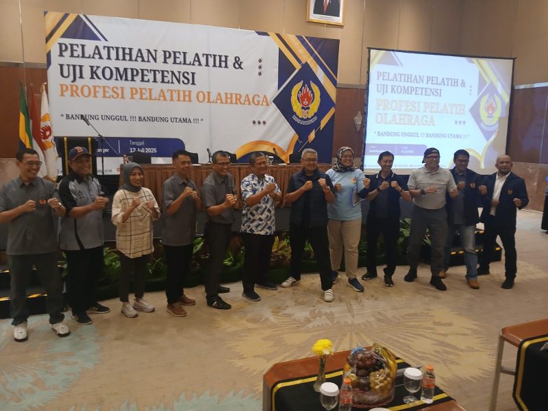 Uji Kompetensi Pelatih Cabor, dibuka oleh Walu Kota Bandung Muhammad Farhan. PJ/Joel