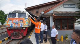 ARGO WILIS : KA Argo Wilis mulai Selasa 15 Juli 2025 Resmi berhenti di Stasiun Ciamis. PJ/dok