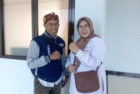 Ketua Umum Pengcab Persani Kota Cimahi (baju putih) Dr Aida Cakrawati Konda.