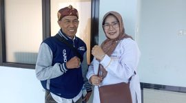Ketua Umum Pengcab Persani Kota Cimahi (baju putih) Dr Aida Cakrawati Konda.