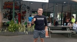 Ketua Umum Pengcab FORKI Kota Bandung Agung Satria Negara. PJ/Joel