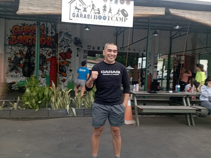 Ketua Umum Pengcab FORKI Kota Bandung Agung Satria Negara. PJ/Joel