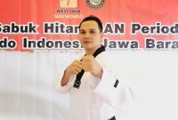 Ketua Umum Pengcab TI Kota Bandung Dedi Heryadi, S.Si.T