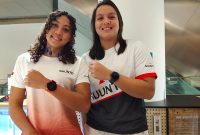 Brand Ambassador Suunto Prada dan Adellia saat Grand Opening Suunto di Paskal 23 Bandung. PJ/Mal