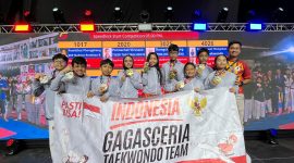 Unit Taekwondo GagasCeria boyong pulang 9 Medali dari Kejuaraan Internasional di Pattaya, Thailand. PJ/dok