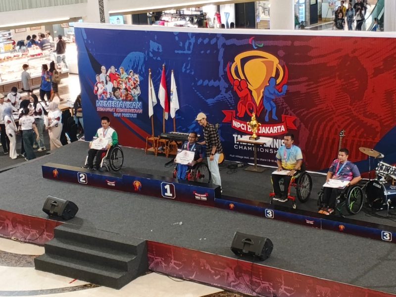 NPCI berhasil menyabet medali emas melalui atletnya Pambudi di Table Tenis Championship 2025. PJ/Joel