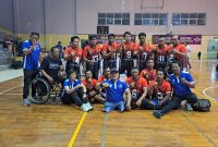 Tim Voli Duduk Kota Bandung tampil sebagai juara pertama di turnamen bertajuk 