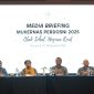 KETERANGAN : Wakil Ketua MPR Dr. Lestari Moerdijat saat memberikan keterangan terkait Kesehatan Otak saat Mukernas PERDOSNI 2025. PJ/Val