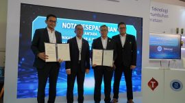 AI Innovation Hub : Telkomsel dan ITB menandatangani Nota Kesepahaman pembentukan Artificial Intelligence (AI) Innovation Hub sebagai langkah awal kolaborasi strategis dalam pengembangan ekosistem AI nasional dan berdaya saing global. PJ/Dok
