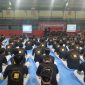 Peserta Diklat Pelatih Taekwondo Jabar saat mengikuti pendidikan dan latihan. PJ/Joel