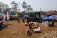 Suasana Milangkala ke 42 Desa Situraja Utara yang berlangsung 27-29 September mendatang. PJ/Iwan
