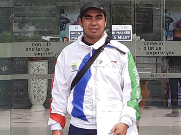 Ketua Kontingen Peparpeda Kota Bandung Hanu Resinurjati Pitrosandhi. PJ/Joel