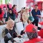Pasukan bodrex Merah Putih Beraksi  memberikan layanan pemeriksaan kesehatan dan pengobatan gratis bagi puluhan ribu peserta di 12 titik, Sumatera dan Pulau Jawa. PJ/ISTIMEWA