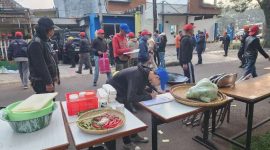 Eksekusi rumah milik aset PT KAI Daop 2 di Jalan Natuna berjalan lancar. PJ/Dok