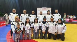 Atlet Sambo Jabar bawa medali dari PON Beladiri Kudus. PJ/Dok