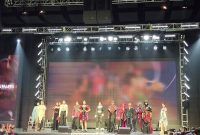 Kriya Tekstil dan Fashion, Telkom University kembali menggelar Fashion Show di ajang SWASTAMITA 2025. PJ/Mal