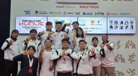 Atlet Gulat Jabar berhasil menyabet 9 medali di PON Beladiri Kudus. PJ/Dok