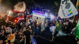 Puluhan Kendaraan Hias menyemarakkan HJKB 215 tahun 2025. PJ/Dok