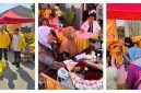 Rangkaian HUT ke 61 Partai Golkar Kota Bandung menggelar pasar murah, pengobatan gratis hingga santunan bagi yatim piatu. PJ/Dok