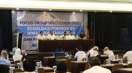 Sosialisasi Porprov XV Jabar 2026, di Hotel El Cavana, Bandung, Rabu 1 Oktober 2025. PJ/Joel