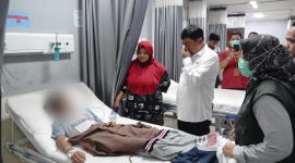 Puluhan siswa dari tiga sekolah di Kecamatan Kadungora, Garut, mengalami keracunan  usai mengonsumsi susu kemasan merek MBG. PJ/Jang
