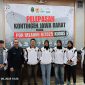 Pelepasan atlet Kempo Jabar menuju PON Beladiri di Kudus Minggu(12/10/25). PJ/Joel