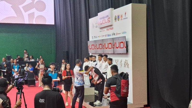 Kontingen Jabar sementara mengumpulkan 10 medali emas dari PON Beladiri Kudus. PJ/Dok