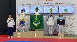Taekwondo Jabar membuktikan Janjinya menjadi Juara Umun di PON Beladiri II, Kudus. PJ/Dok