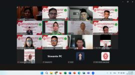 Peserta saat mengikuti PKPA secara daring yang digagas DPD FERARI Jabar dan STAI Siliwangi Bandung. PJ/Dok