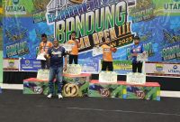 Taqi Arena Badminton Academy tampil perkasa mematahkan kedigjayaan Klub Mutiara Cardinal sekaligus tampil sebagai juara umum Kejuaraan Bulutangkis Bandung Utama Open III tahun 2025. PJ/Joel