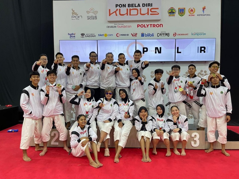 Kempo Jabar Boyong Medali emas dan perak di ajang PON Beladiri Kudus. Dok