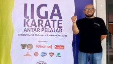 Ketua Panitia pelaksana Liga Karate Antar Pelajar Seri III 2025 Dadang Ginanjar. PJ/Joel