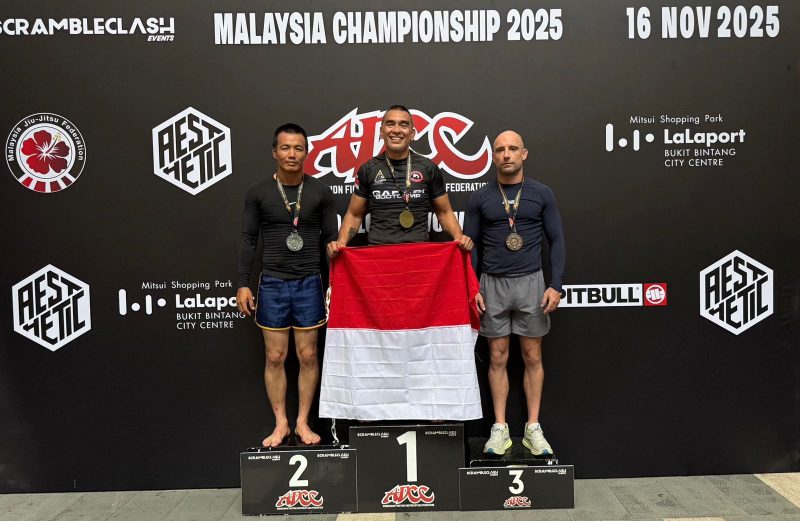Agung Satria Negara Keluar sebagai Juara Umum setelah mengalahkan Benjamin Chieng di AADC Championsip 2025 Malaysia. PJ/Dok