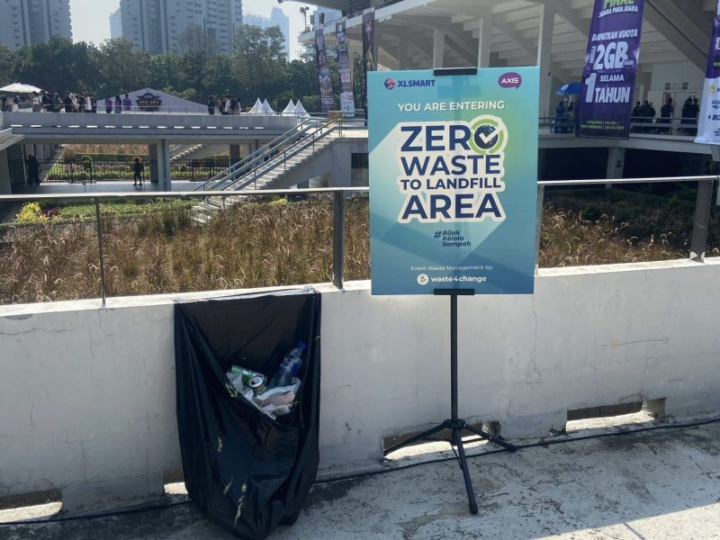 AXIS berkolaborasi dengan Waste4Change, sukses menerapkan konsep Zero Waste to Landfill pada AXIS Nation Cup 2025. Dok