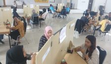 Suasana pertandingan di BK Porprov cabor Bridge berlangsung lancar dan sederhana. PJ/Dok