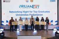 Bank BRI melalui program BRILIANEXT memberikan Golden Ticket kepada mahasiswa Unpad berprestasi. PJ/Dok