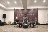 Manajemen L' eminance Golf & Resort saat menjelaskan konsep sambut Nataru 2025- 2026. PJ/Mal