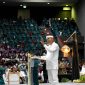 Gubernur Jabar Dedi Mulyadi saat menghadiri Peringatan Hari Kesatuan Gerak (HKG) PKK ke-53 sekaligus Hari Kesehatan Nasional (HKN) ke-61 tingkat Provinsi Jawa Barat di Sabuga Bandung, Selasa 18 November 2025. P/Dok