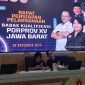 Ketua Panitia BK cabor Muaythai Jabar Dewi Kandiati Paramesty Tine saat memberikan keterangan terkait BK Porprov cabor Muaythai. PJ/Joel