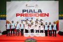 Wali Kota Bandung M Farhan saat menghadiri Final Bulutangkis Piala Presiden di Bandung. PJ/Dok