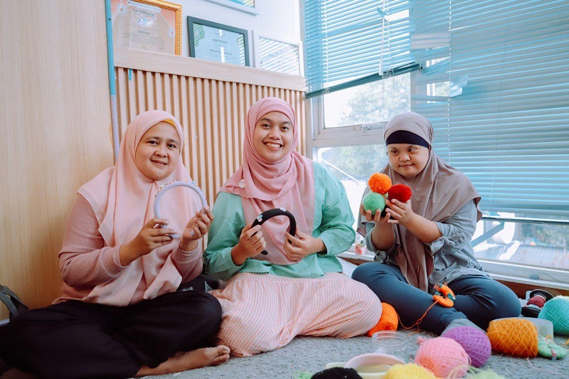 Suasana tempat kerja di Puka Creative House. PJ/Dok