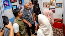 Farhan saat Siskamling Siaga Bencana di Kelurahan Antapani Tengah, Kamis 16 Oktober 2025. 