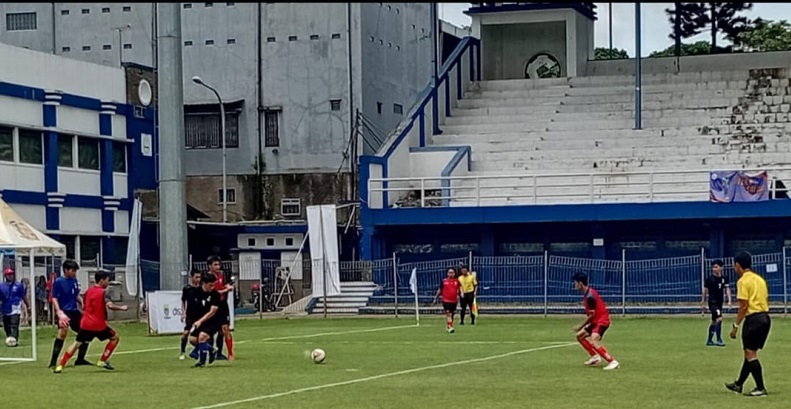 Tim sepalakbola putra Special Olympics (SO)  Indonesia berhasil menghentikan perlawanan SO Vietnam 5-2 dalam pertandingan  lanjutan Southeast Asia Football Competition 2025, di Stadion Sidolig, Bandung Kamis 13 November  2025. PJ/Joel