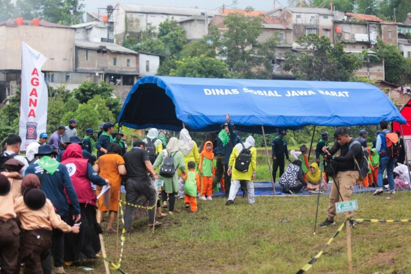 BMKG Jabar memprediksi hujan deras disertai angin kencang di Kota Bandung beberapa hari kedepan. PJ/Dok