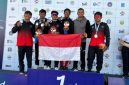 Tim atlet dayung Jabar berhasil meraih medali perak di Kejuaraan Dayung 