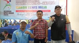 NPCI Kota Bandung melakukan pemanasan atlet melalui Kejurda. PJ/Jol