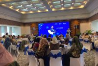 Para peserta serius mengikuti pelatihan UMKM melalui program BRINSPIRING dari BRI. PJ/Dok