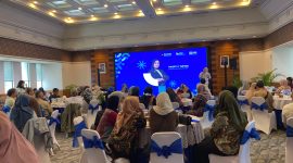 Para peserta serius mengikuti pelatihan UMKM melalui program BRINSPIRING dari BRI. PJ/Dok